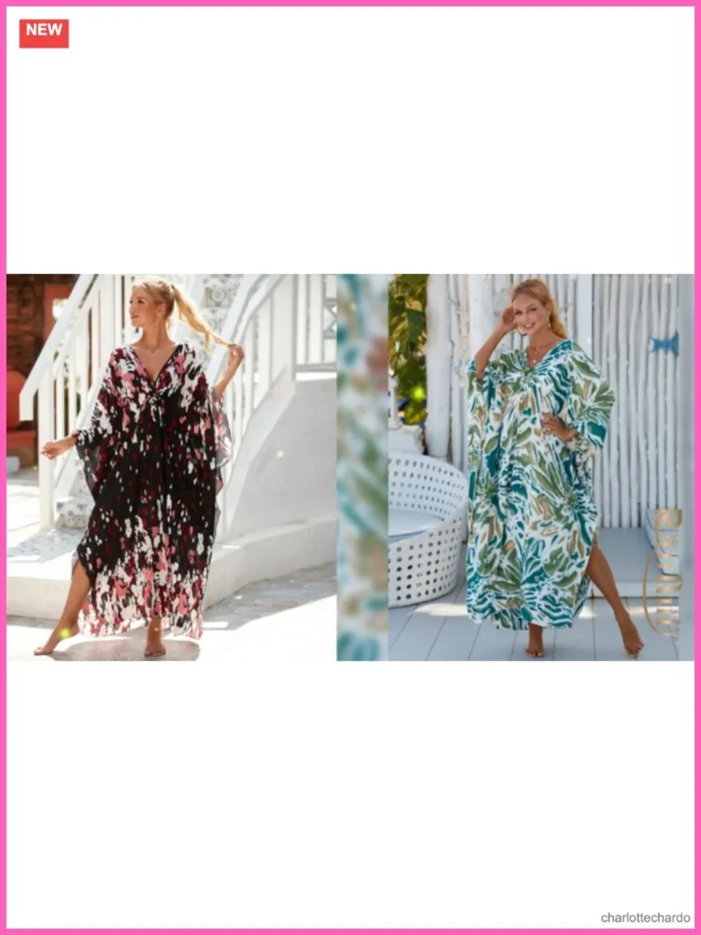 Hand Woven V Neck Swim Coverup Caftan Dress Rayon Cotton Kaftan Plus Size